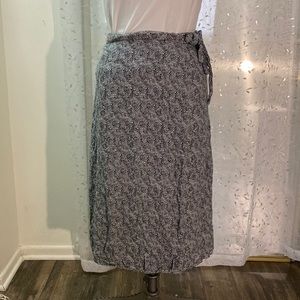 Wrap Midi Skirt Cheetah
